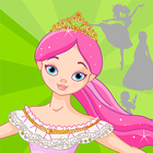 Prinses silhouette puzzels voo ícone
