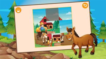 Kids Horses Slide Puzzle Screenshot 2