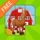 Kids Horses Slide Puzzle Free icône