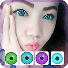 Beautiful Color Contact Lens أيقونة