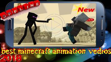 best minecraft animation vesdios - offline imagem de tela 3