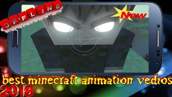 best minecraft animation vesdios - offline imagem de tela 1