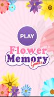 Flower memory games Affiche