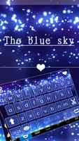 Blue Sky Emoji Kika Keyboard الملصق