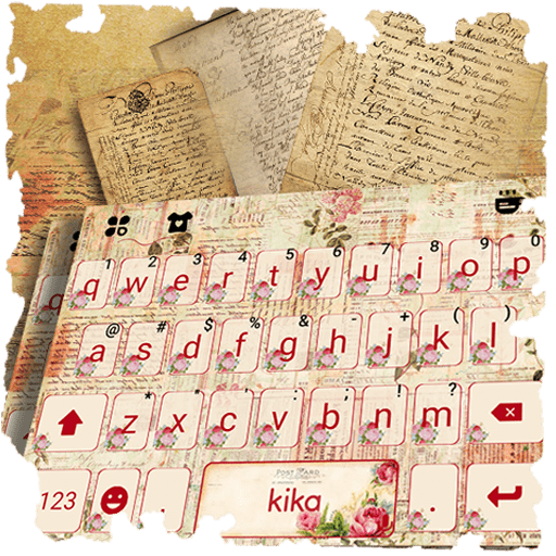 Tema Keyboard Vintagelove