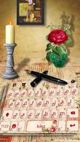 Vintagelove Tastatur-Thema Plakat