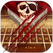 Vintage Skull Emoji Keyboard Theme