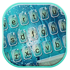 Tema Keyboard Water Raindrops ícone