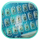 Tema Keyboard Water Raindrops ícone