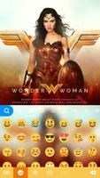 Wonder Woman Kika Emoji Theme screenshot 1