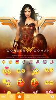 Wonder Woman Kika Emoji Theme screenshot 2