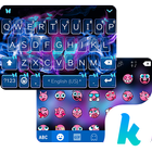 Blue Butterfly Kika Keyboard ícone