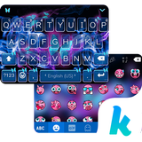 Blue Butterfly Kika Keyboard ícone