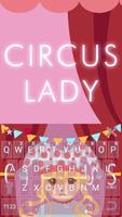 Circus Lady Kika Keyboard โปสเตอร์