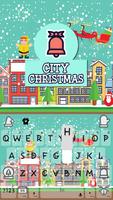 City Christmas Kika keyboard ポスター