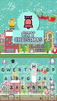 City Christmas Kika keyboard 포스터