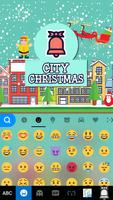 City Christmas Kika keyboard 스크린샷 1