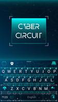 Cyber Circuit Kika Keyboard Affiche