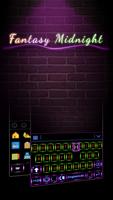برنامه‌نما Fantasy Night Theme Keyboard عکس از صفحه