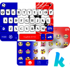 France Football Kika Keyboard ícone