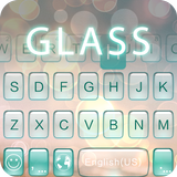 Glass Theme for Kika Keyboard icône