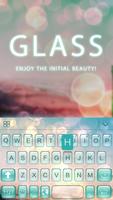 Glass Theme for Kika Keyboard پوسٹر