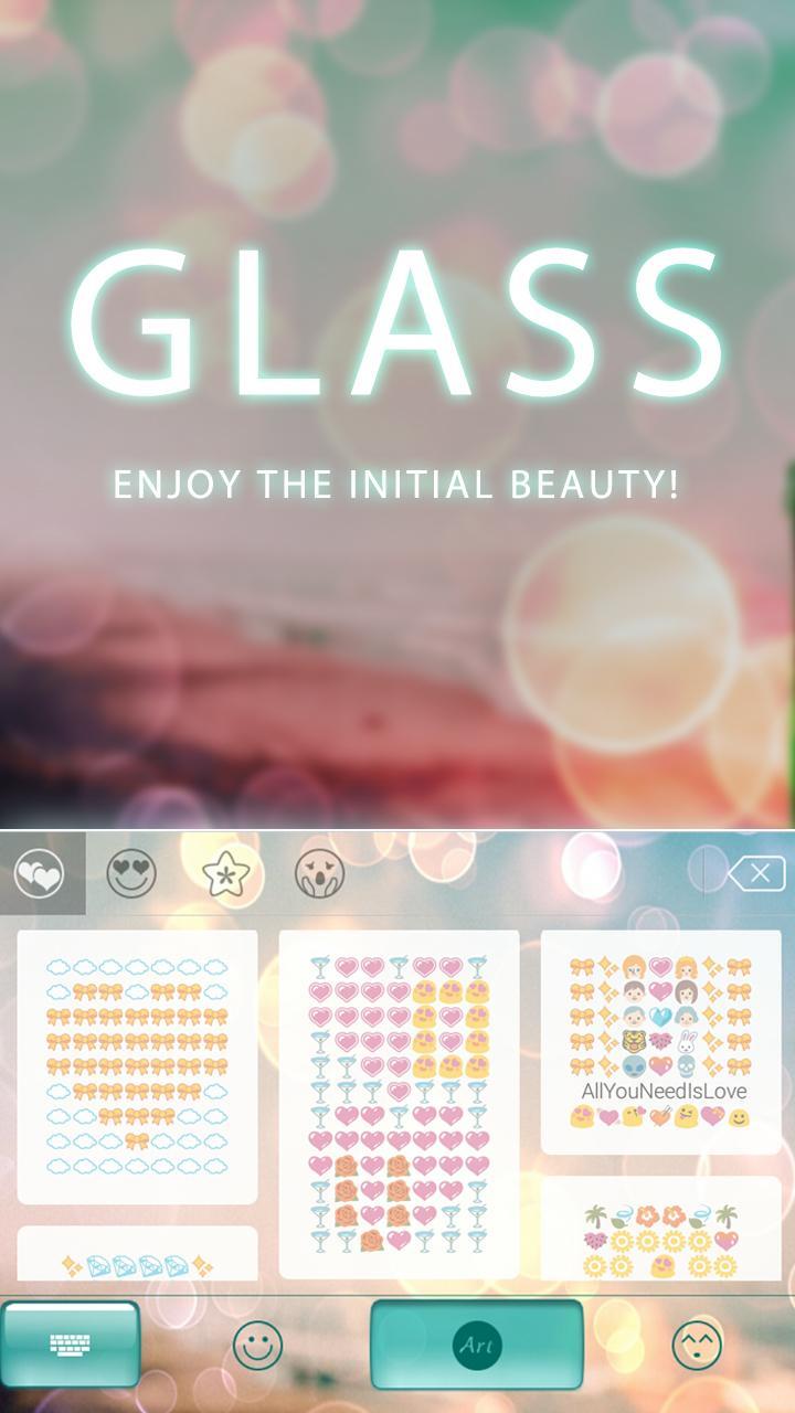 Glass Theme for Kika Keyboard APK pour Android Télécharger