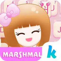 download Marshmallow ☁️ Keyboard Theme APK