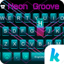 Neon Groove Kika KeyboardTheme APK