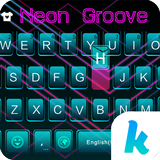 Neon Groove Kika KeyboardTheme ícone