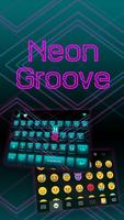 Neon Groove Kika KeyboardTheme ポスター