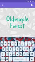 Oldmaple Forest Kika Keyboard capture d'écran 1