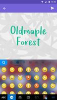 Oldmaple Forest Kika Keyboard captura de pantalla 2