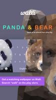 Panda and Bear Kika Keyboard poster