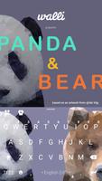 Panda and Bear Kika Keyboard screenshot 1