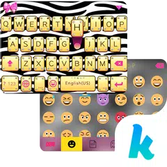Zebra Emoji Kika KeyboardTheme アプリダウンロード
