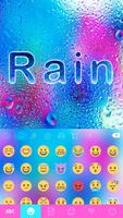 Rain Emoji Kika Keyboard Theme screenshot 2