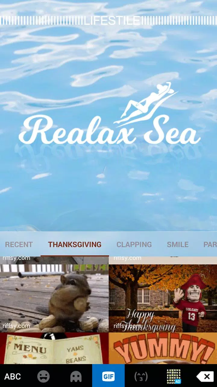 Relax Sea Emoji Kika Keyboard APK for Android Download