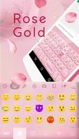 Rose Gold Keyboard Theme स्क्रीनशॉट 1