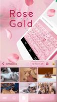 Rose Gold Keyboard Theme स्क्रीनशॉट 2