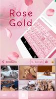 Rose Gold Keyboard Theme capture d'écran 2