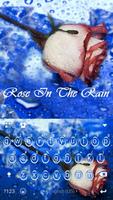 Rose in the Rain Kika Theme पोस्टर
