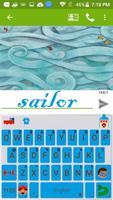 Sailor Kika Emoji Theme الملصق