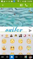 Sailor Kika Free Emoji Theme capture d'écran 2