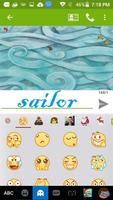 Sailor Kika Emoji Theme تصوير الشاشة 2