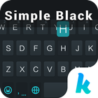 Simple Black Keyboard Theme आइकन