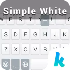 Simple White Keyboard Theme