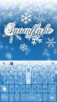 Snowflake Kika Keyboard Affiche
