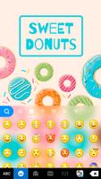 Sweet Donuts Keyboard Theme スクリーンショット 1