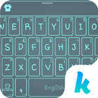 3D Neon Tech Keyboard Zeichen